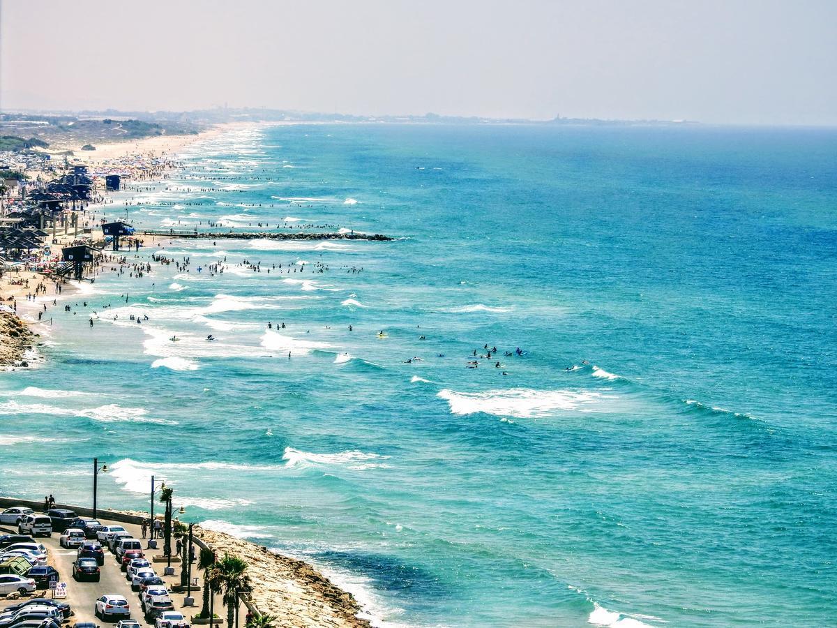 Luxurious Beach Apartment Haifa Esterno foto